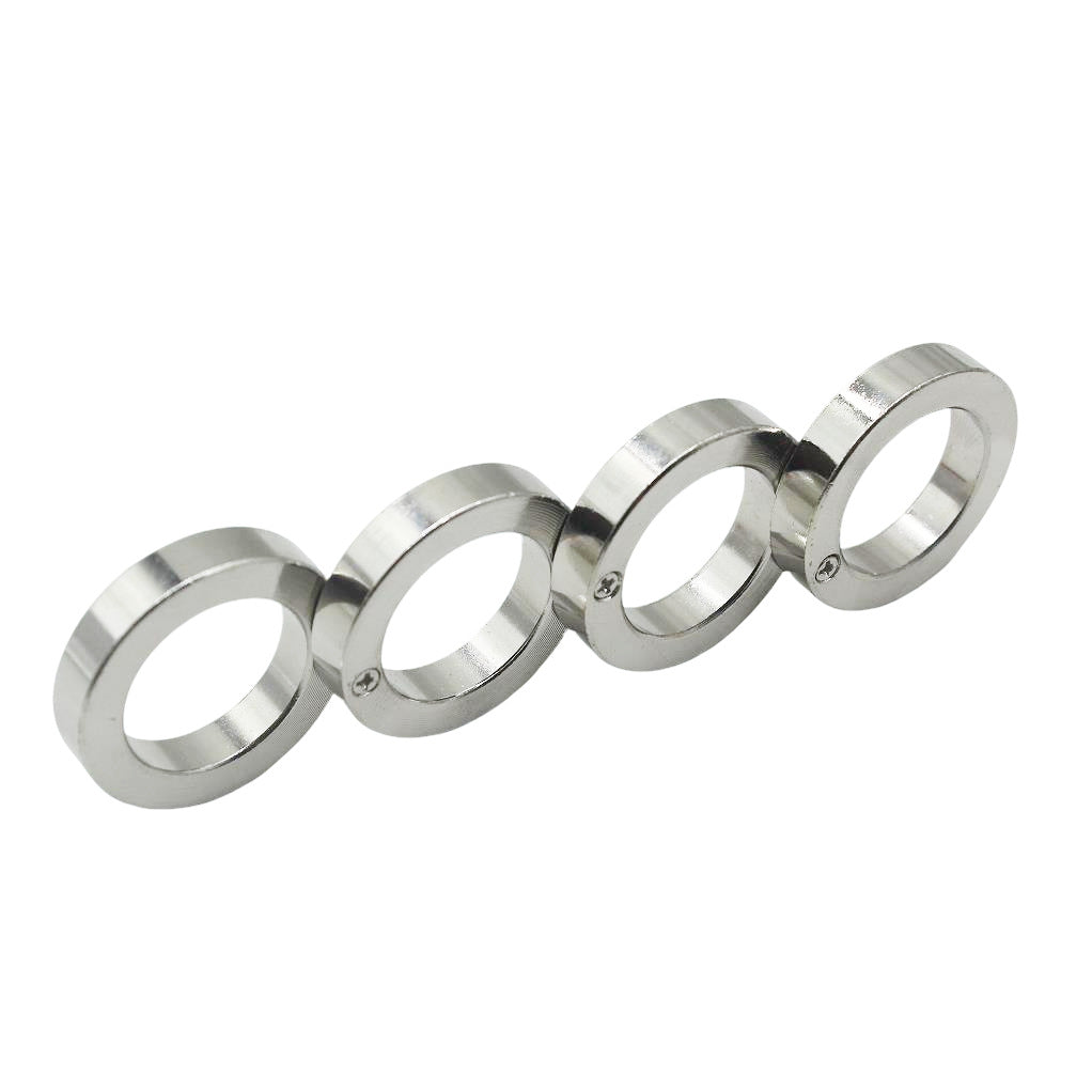 Outdoor Stainless Steel Four-Finger Knuckle Duster – Legal Self-Defense Tool