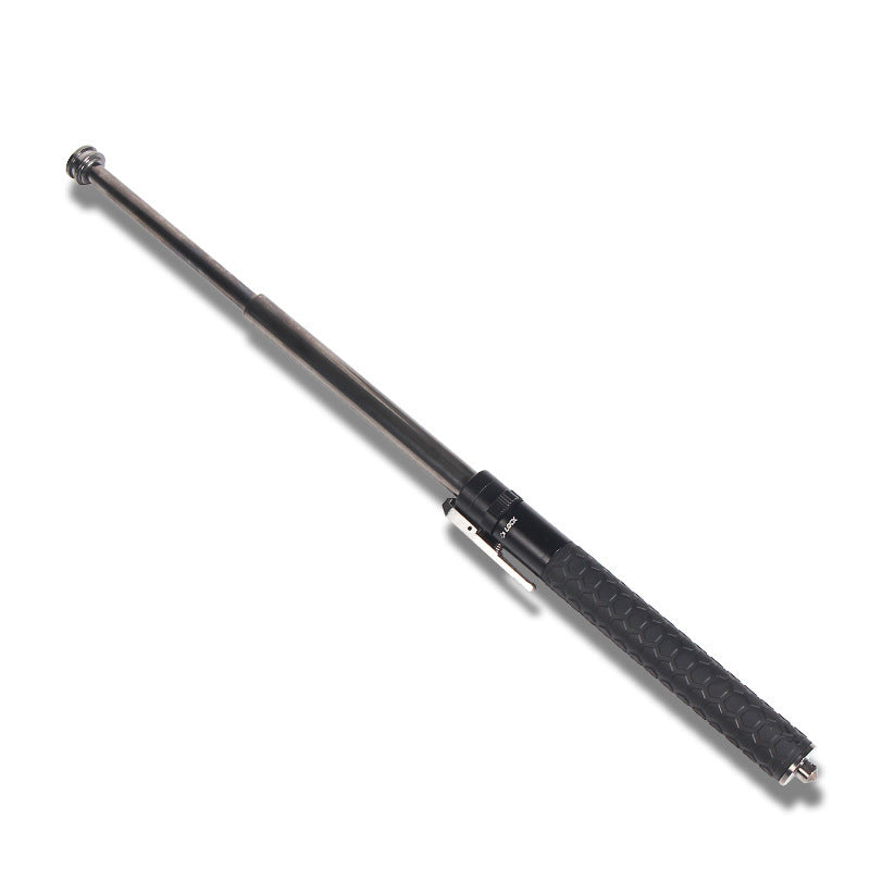 21-inch reinforced spring baton, automatic telescopic baton, three-section baton, swing baton, self-defense baton, all-steel quenched material.