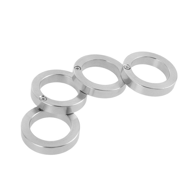 Outdoor Stainless Steel Four-Finger Knuckle Duster – Legal Self-Defense Tool