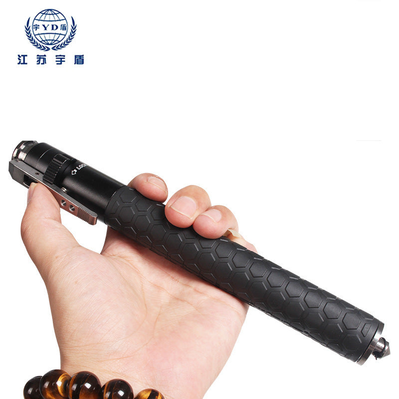 21-inch reinforced spring baton, automatic telescopic baton, three-section baton, swing baton, self-defense baton, all-steel quenched material.
