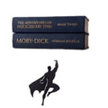 Superhero Bookend,Floating Bookshelf for Kids Wall Decore Funny Bookends Bookshelf for Book Lovers