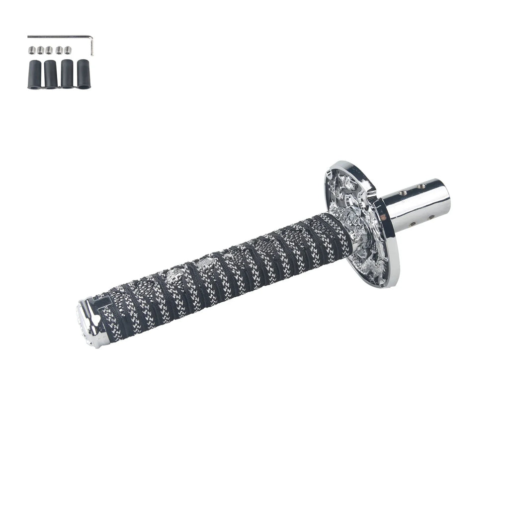 Universal JDM Samurai Sword Shift Knob 150mm / 200mm Samurai knife shift knob with adapter