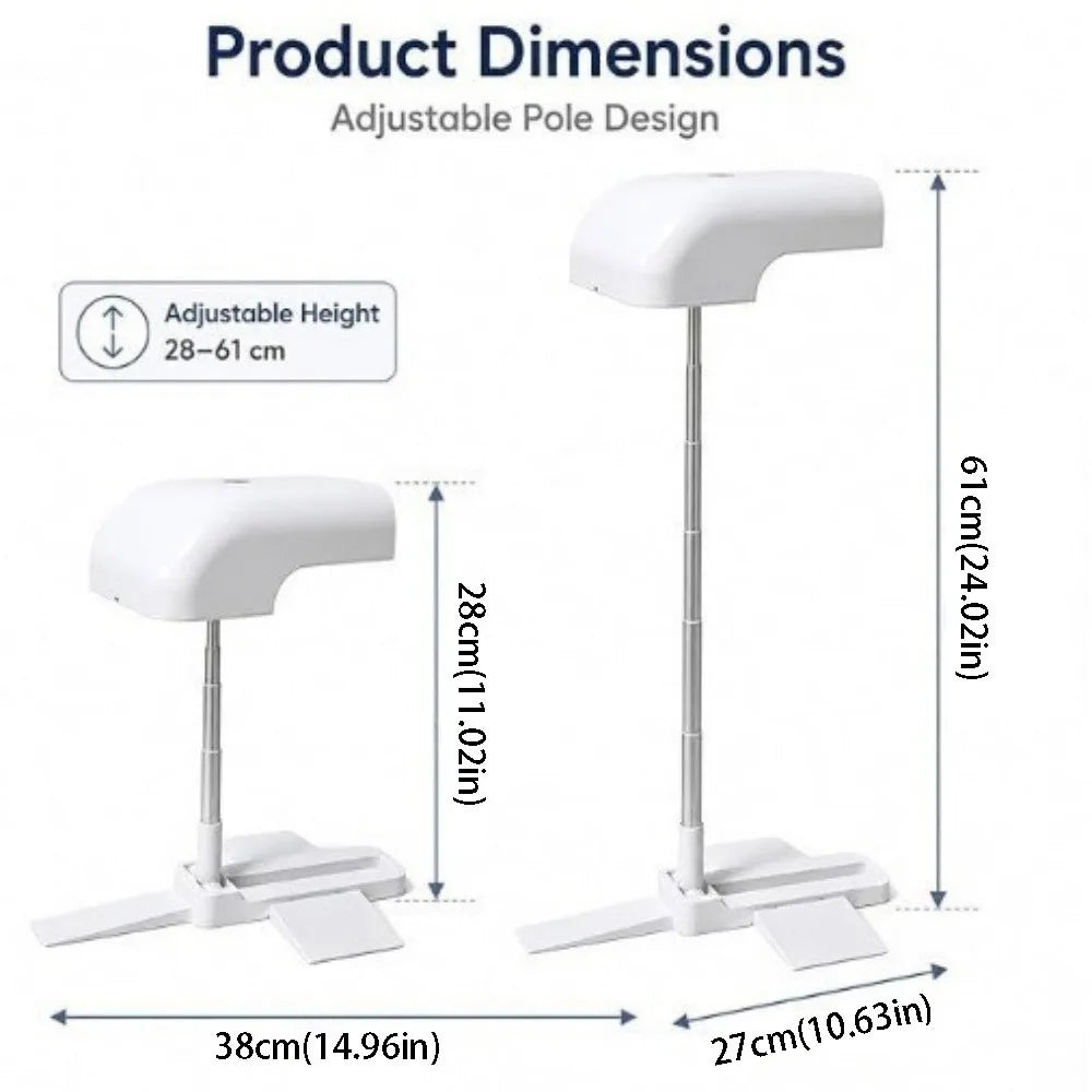 Wireless Remote Control Bed Air Circulator 5 Adjustable Wind Speeds Silent Bed Circulation Fan 5 Speed Portable