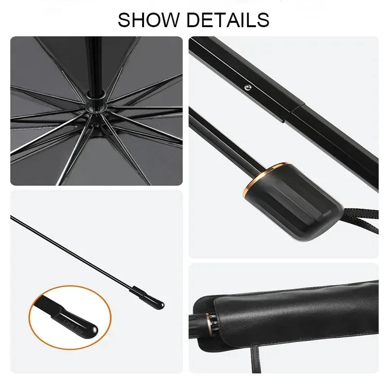 Car Sunshade Windshield Umbrella Front Sun Shade Parasol Foldable Summer Protection Car Heat Insulation Car Accessories