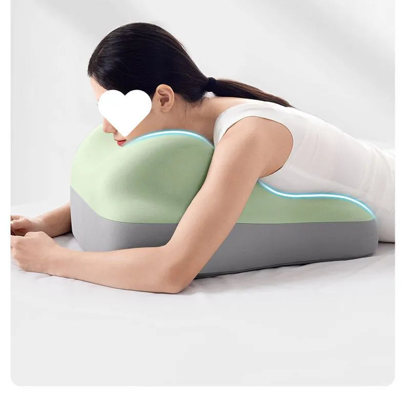Multi-Functional Ergonomic Bed Pillow Bedroom Furniture Memory Foam Waist Cushion Cushion Tummy Pillow Wedge-shaped Pillow