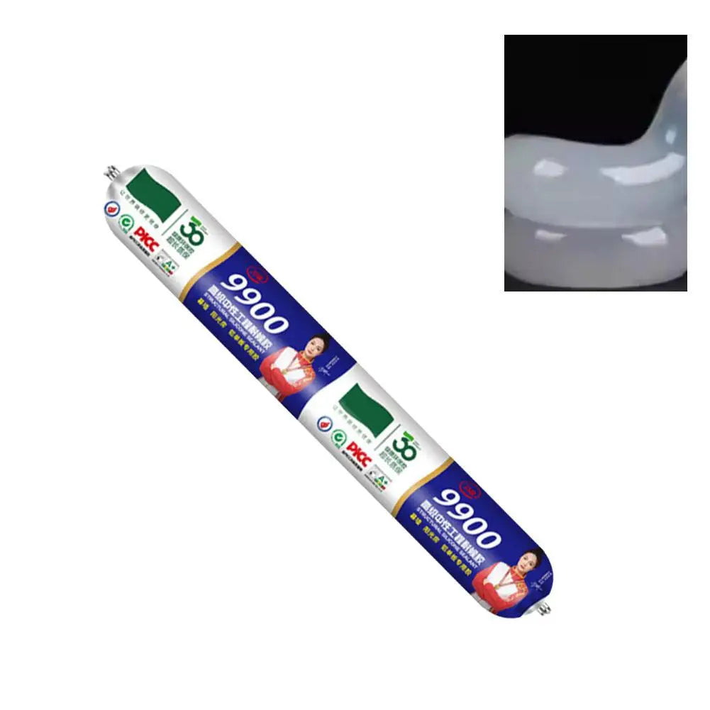 Transparent Silicon Waterproof Sealant 9900 Structural Silicone Adhesive Weatherproof Quick Drying For Wall Stone Doors Adhesive