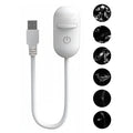 2 In 1 Usb Mini Galaxy Star Projector Night Light 12 Films Starry Sky Ambient Light For Car Home Decoration For Adults And Kids