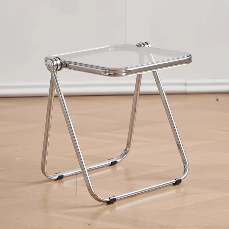 Acrylic Transparent Folding Coffee Table Minimalist Home Thickened Sofa Side Balcony Nordic Luxury Coffee Table for Living Room
