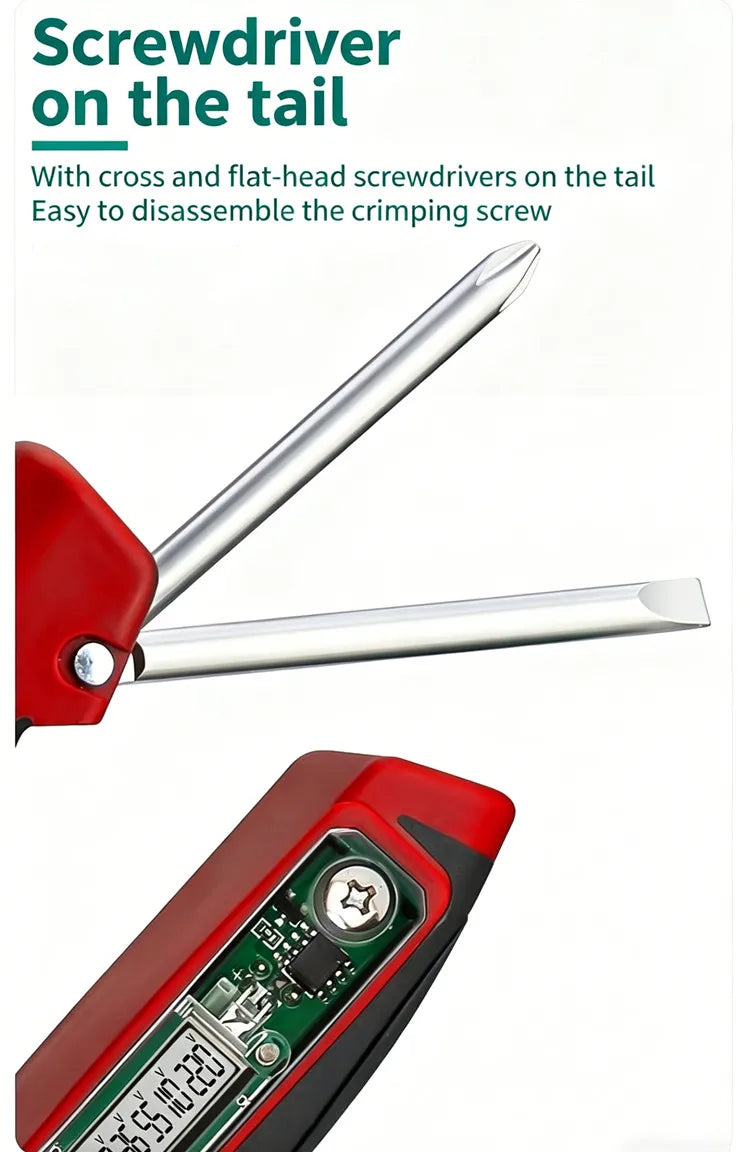 Multifunctional Alloy Steel Electrician Tool Set, Wire Stripper, Diagonal & Needle Nose Pliers with Voltage Tester