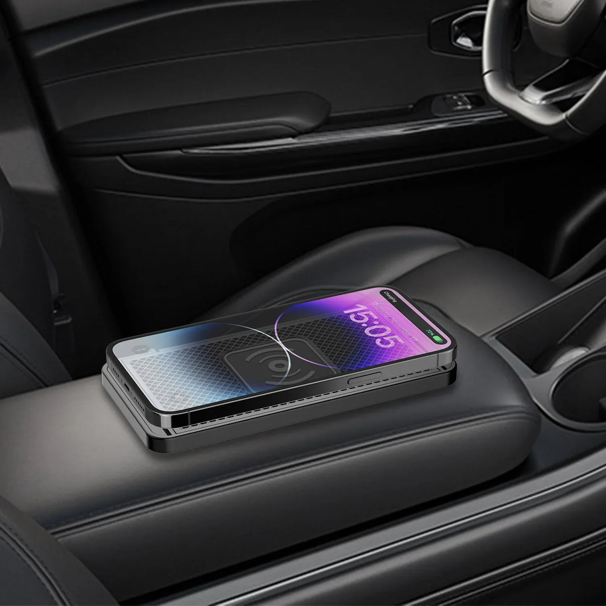 New Car Universal Wireless Charging Anti-skid Pad Charging Board Suitable Quick Charge Adapter Qi for Phone