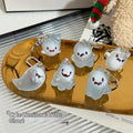 Cute Luminous Little Ghost Keychain With Glow In Dark Effect And Lovely Design Perfect For Halloween Gifts Backpack Pendant