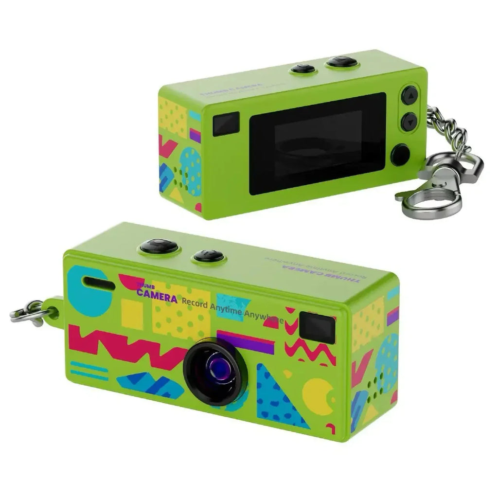 Mini Camera Hidden Camera Keychain Camera Daily Recording Student Sports Dedicated 1080P Support Storage Card Student Gifts