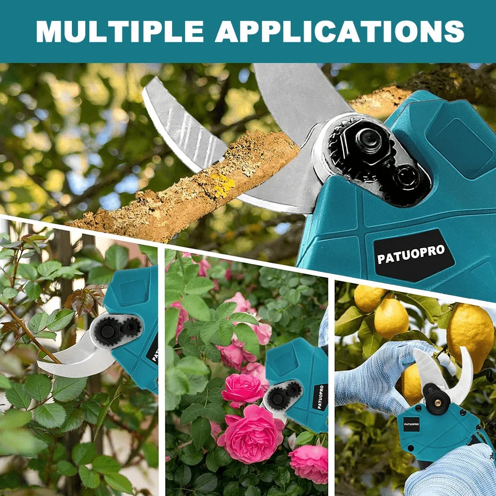 30mm Cordless Brushless Electric Pruning Shears (for Makita 18V batteries) – Power tool for pruning trees and bonsai branches.
