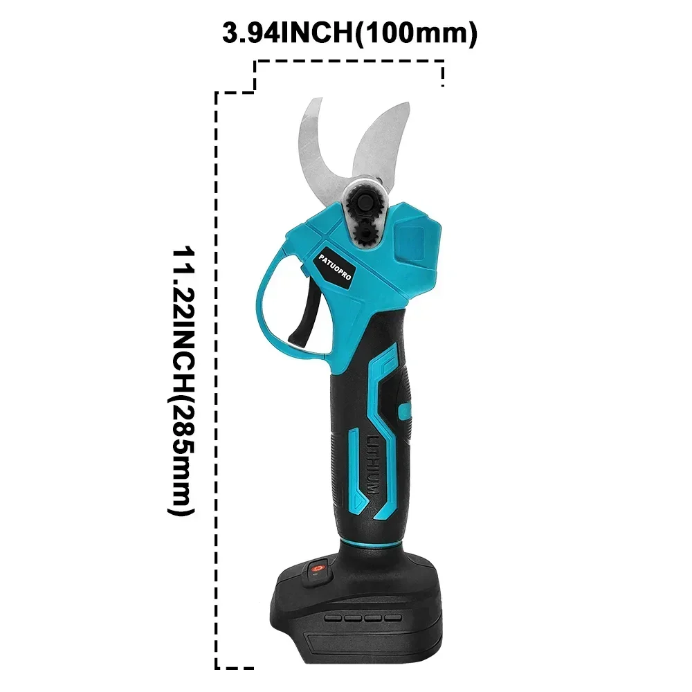 30mm Cordless Brushless Electric Pruning Shears (for Makita 18V batteries) – Power tool for pruning trees and bonsai branches.