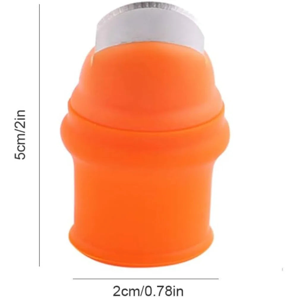 Silicone Thumb Cutter Finger Sleeve Set, Picking Harvest Tool for Fruit Vegetable Gardening, Kitchen Peeler
