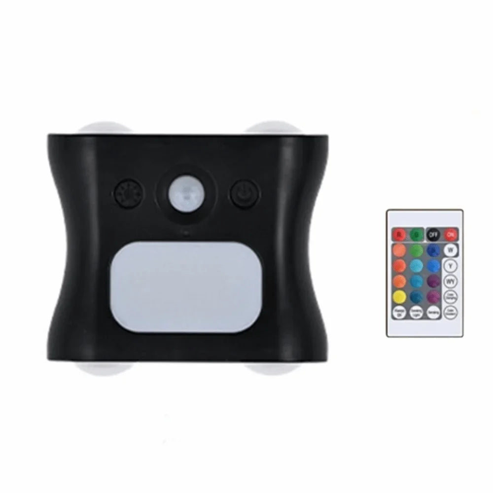 Rechargeable Human Body Sensor Wall Lamp RGB 16 Colors Intelligent Motion Sensor Night Light Magnetic Dimmable Smart Wall Light