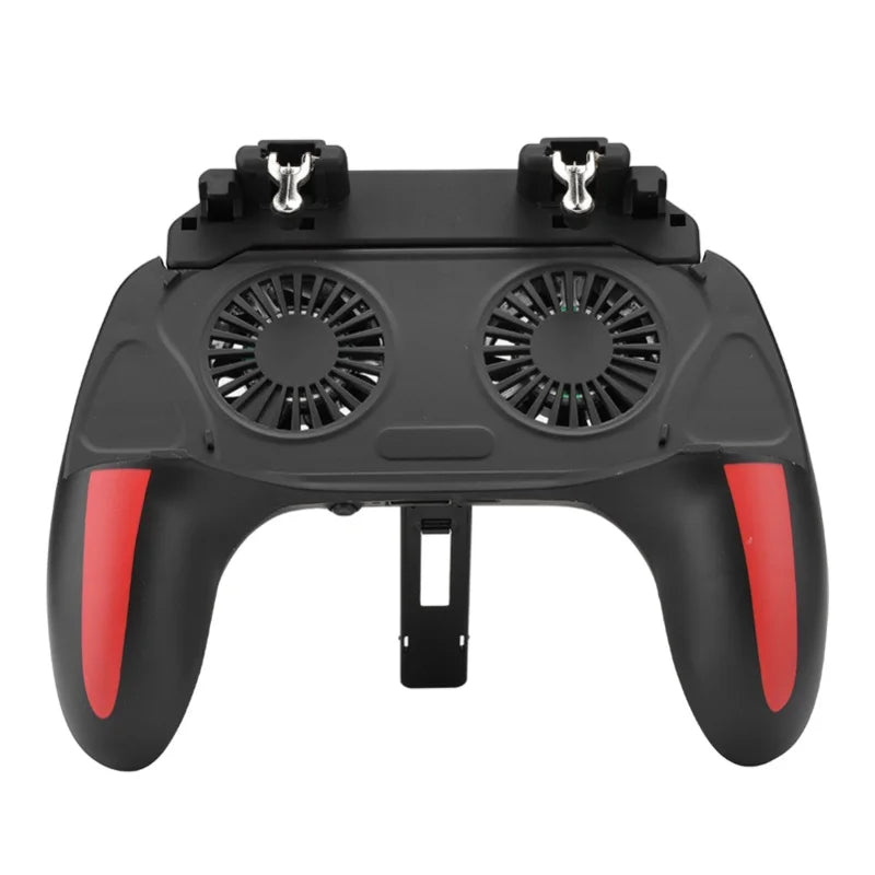 Dual Cooling Fans Mobile Phone Game Controller Gamepad With 2500mAh Battery
