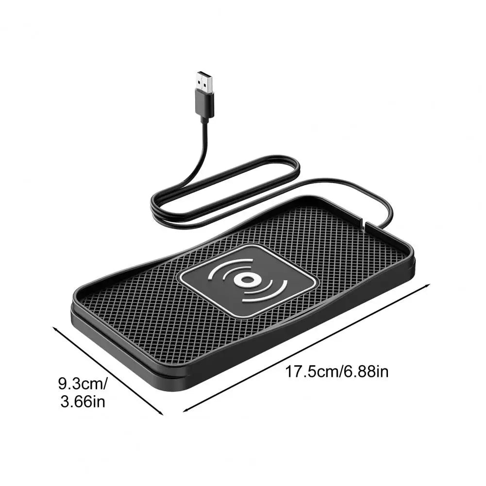 New Car Universal Wireless Charging Anti-skid Pad Charging Board Suitable Quick Charge Adapter Qi for Phone