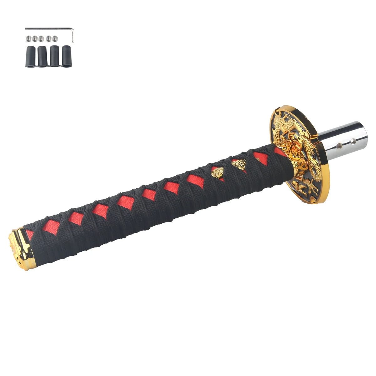 Universal JDM Samurai Sword Shift Knob 150mm / 200mm Samurai knife shift knob with adapter