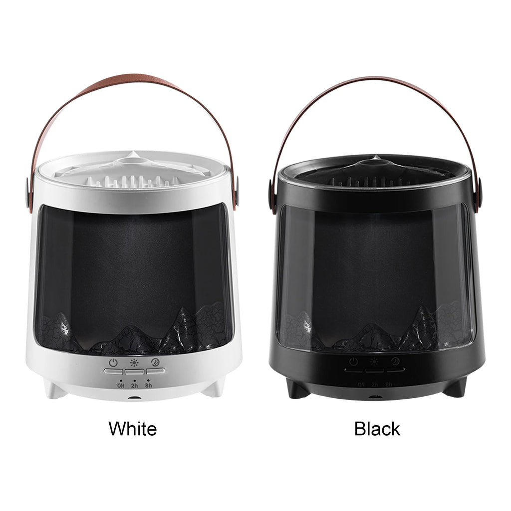 Aromatherapy Diffuser Cool Mist Humidifier 300ml Aurora Night Light 7 Color LED Quiet Bedroom