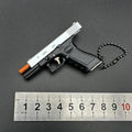 Hot Semi-alloy 1:3 Pistol Model Metal Mini G17 Toy Gun Detachable DIY Keychain Pendant Ornaments Children's Toy