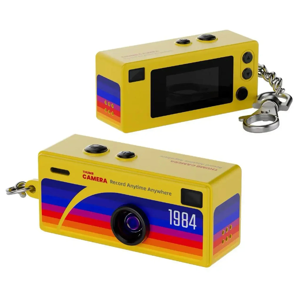 Mini Camera Hidden Camera Keychain Camera Daily Recording Student Sports Dedicated 1080P Support Storage Card Student Gifts