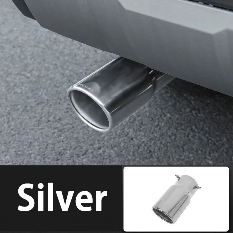Stainless steel exhaust muffler tip (2026–2027 models)