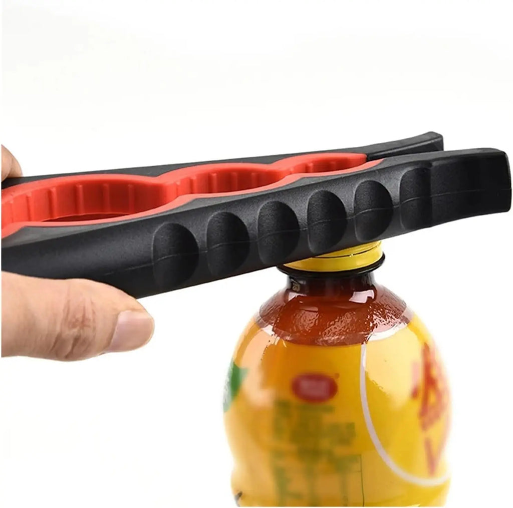 Universal 5-in-1 Jar & Bottle Opener Set for Weak Hands - Senior-Friendly Tool with Non-Slip Pad, Effortless for Arthritis Users