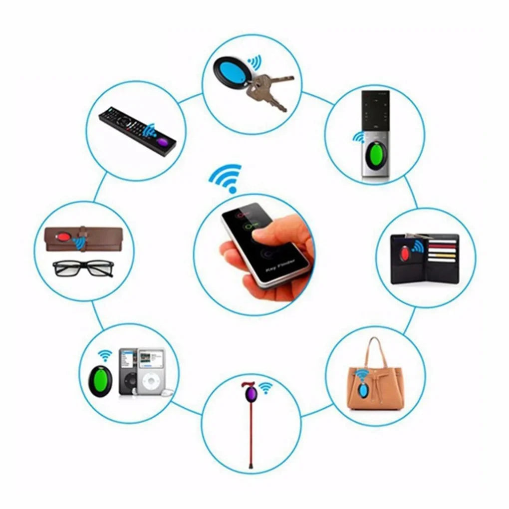 Wireless Key Locator Smart Activity Tracker Anti-Lost Phone Luggage Bag Pet Remote Control Finder