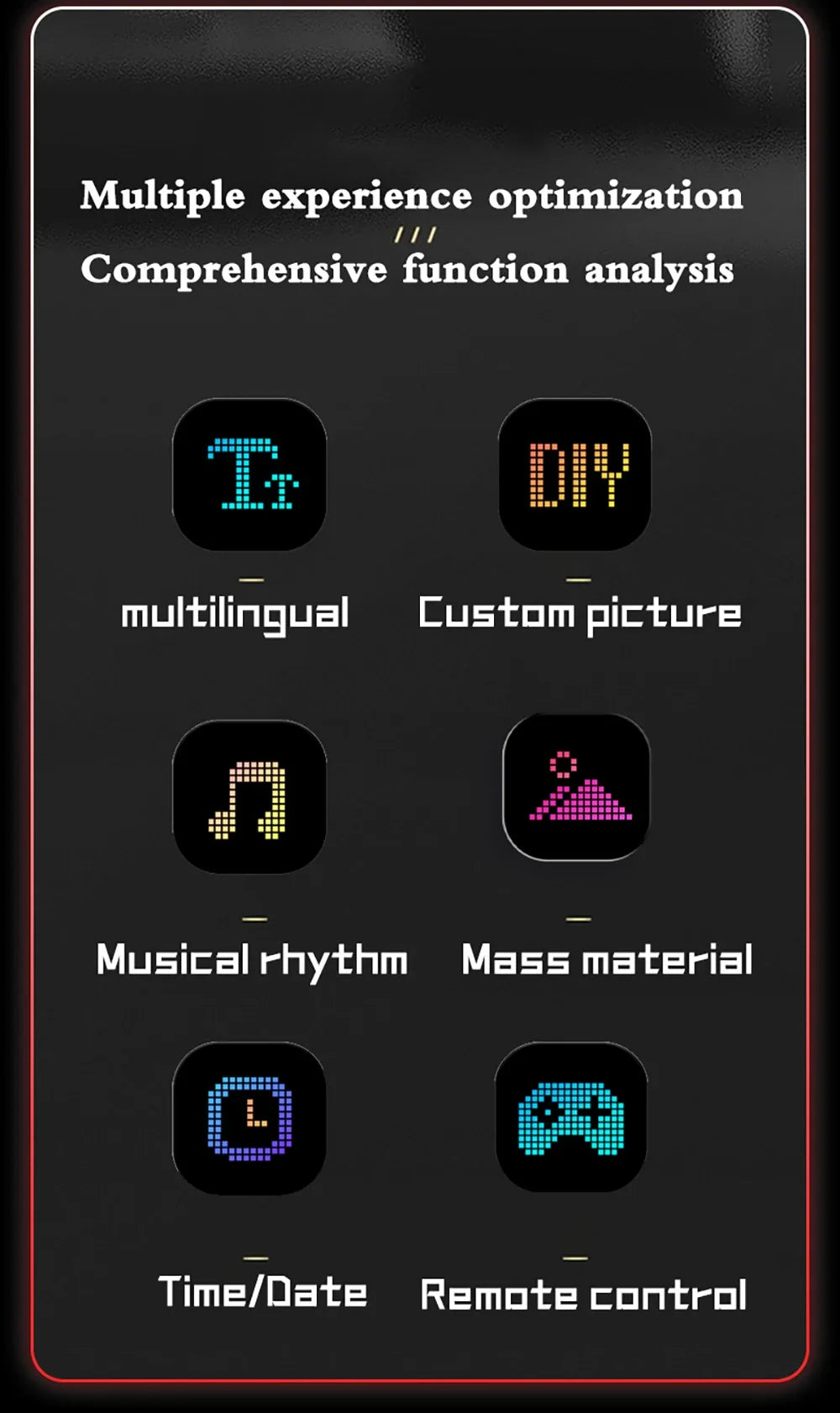 LED Truck Devil Eye Matrix Pixel Panel Remote App Control Soft Lighting Graffiti Scrolling DIY Programmable Flexible Screen