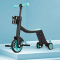 Multifunction Kick Scooter Height Adjustable For Kids Boys Girls Cycling Bicycles Foot Scooters With Push Handle,Pedal 3 In 1