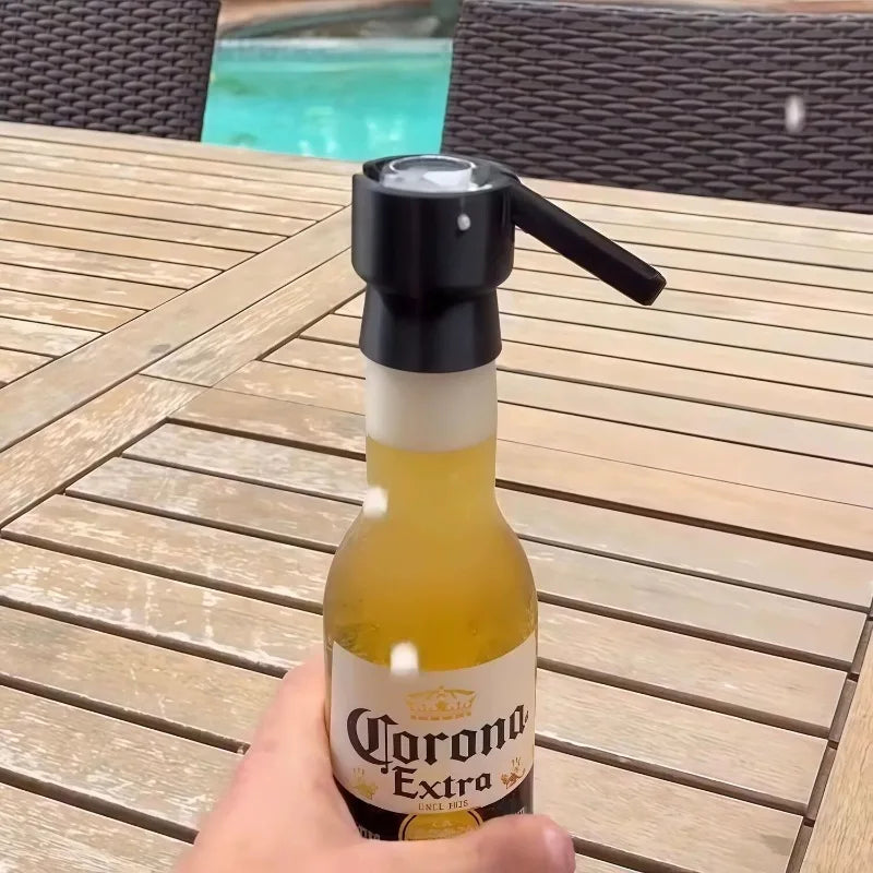 New Wine Screwdriver Fun Ejection Lid Bottle Opener Can Open 330ml/500ml Bottle Opener.