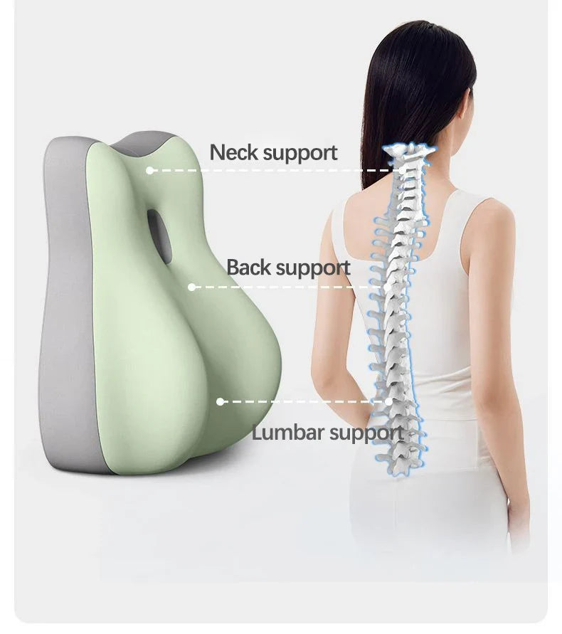 Multi-Functional Ergonomic Bed Pillow Bedroom Furniture Memory Foam Waist Cushion Cushion Tummy Pillow Wedge-shaped Pillow