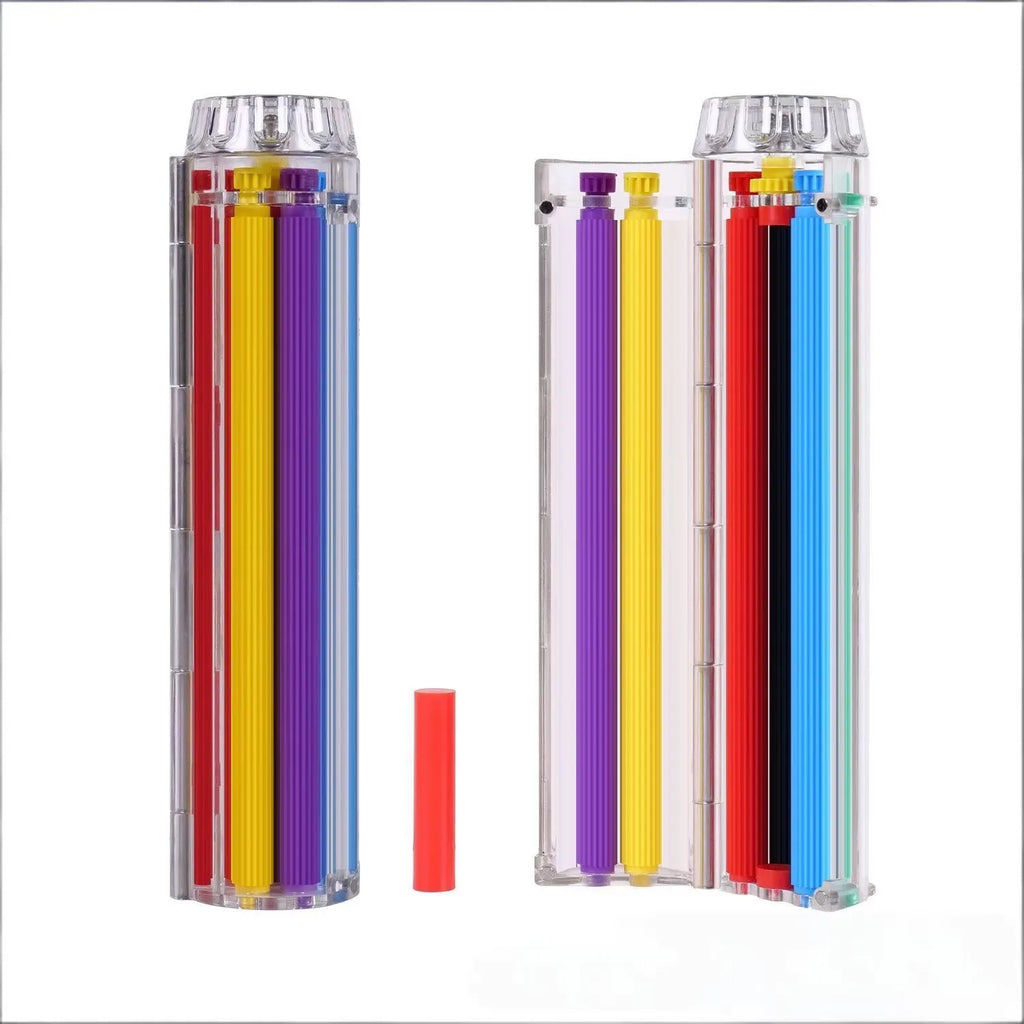 Manual Cigarette Roller Machine Heavy Duty Tobacco Injector with Metal Guide,Home Rolling Kit for Perfect Cigarette