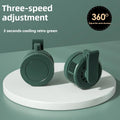 Mini Clip Fans Hanging Waist Neck Fan Girl Electric Air Cooling Fan 900mah USB Leafless Fan 3 Speeds Portable Cooler Air