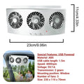 Solar Powered Car Exhaust Fan Car Window Fan Cooling Radiator Energy Saving Auto Coole Portable Deodorization Ventilator Amagi