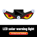 Solar Powered Car Neon Light Wireless Cool DEMON EYE Led Ambient Light Suction Cup USB Rechargeable Atmosphere Breathing Lamp