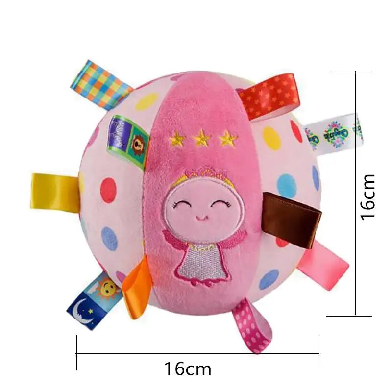 1Pcs Plush Dog Vocal Toy Ball Funny Interactive Pet Toys With Bells Cleaning Tooth Chew Toy For Dogs Cats Puppy Plaything