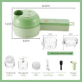 Hot Electric Vegetable Chopper Multifunctional Garlic Ginger Onion Cutter for Home Kitchen Food Slicer and Dicer Vegetable Tools