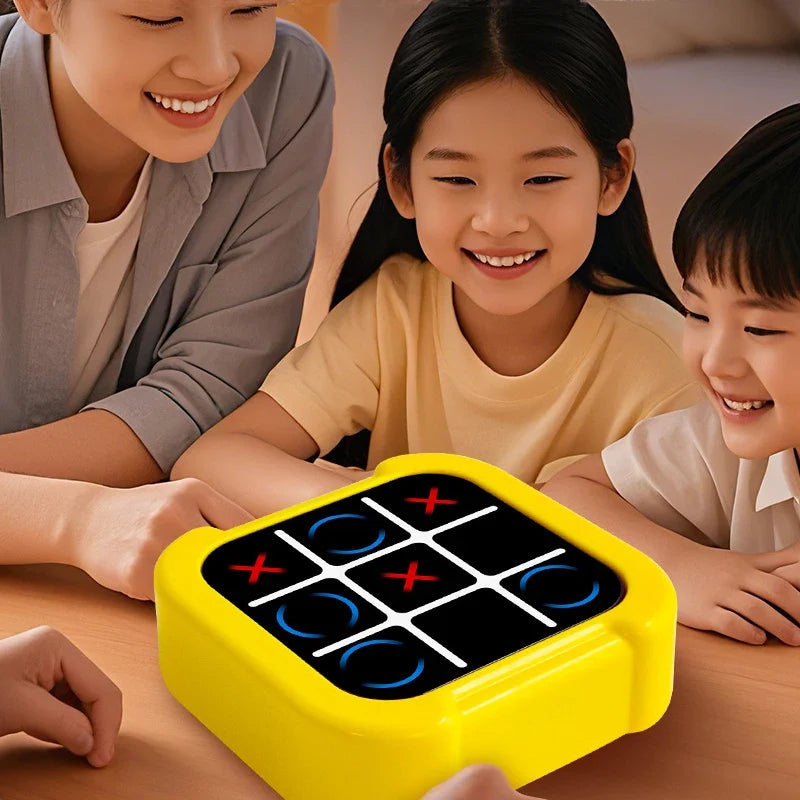 Tic Tac Toe Electronic Chessboard Multifunctional Children's Education Strategy Toy Interactive Brain Game Parent-Child Fun