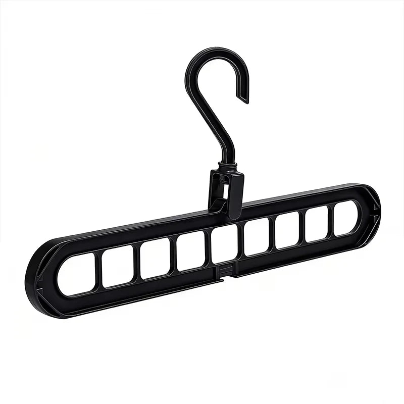 9-Hole Foldable Clothes Hangers Plastic Heavy Duty Space Saving Organizer Hangers For Clothes Home Closet Wardrobe Hanger