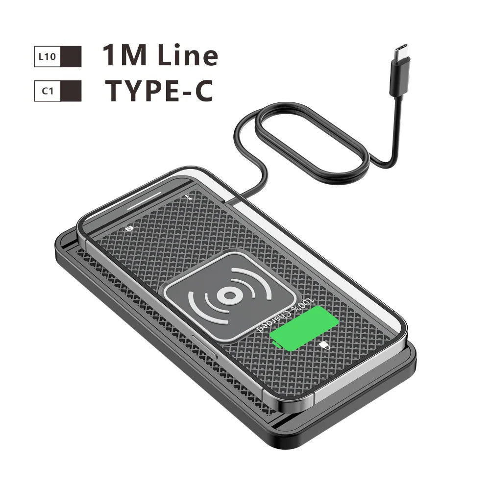 New Car Universal Wireless Charging Anti-skid Pad Charging Board Suitable Quick Charge Adapter Qi for Phone