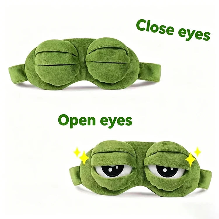 Plush Cartoon Sleep Eye Mask Full Light Blocking Eye Cover Kawaii Home Travel Relax Blindfold