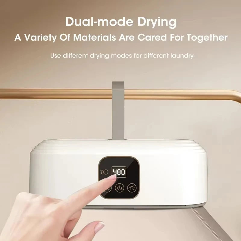 Portable Foldable Mini Electric Dryer For Intelligent Timed Fast Drying Household Cabinet Compact Travel Essential