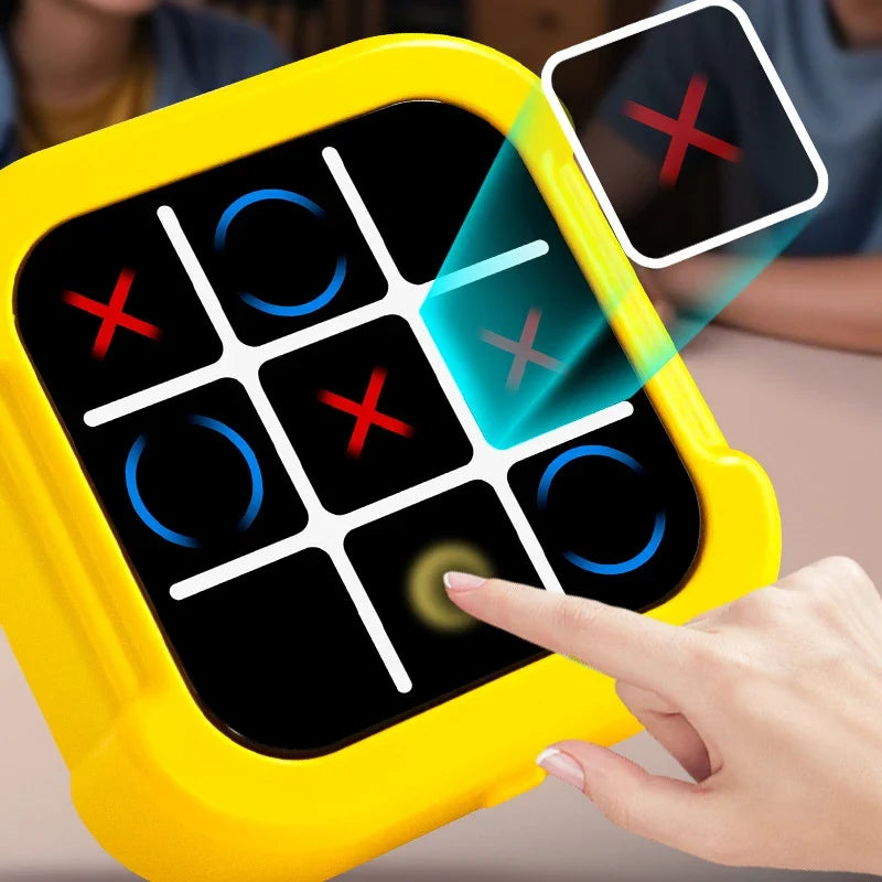 Tic Tac Toe Electronic Chessboard Multifunctional Children's Education Strategy Toy Interactive Brain Game Parent-Child Fun