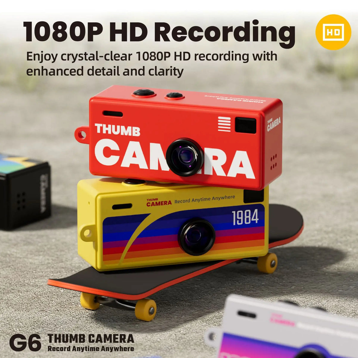 Mini Camera Hidden Camera Keychain Camera Daily Recording Student Sports Dedicated 1080P Support Storage Card Student Gifts