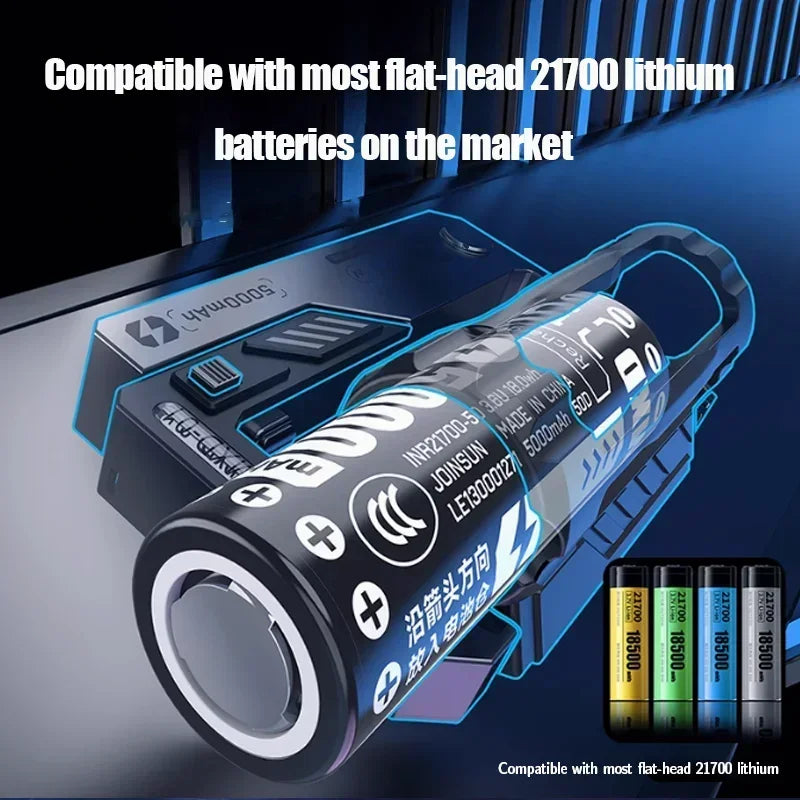 Power Bank with Removable Batteries 22.5W PD, Modular Design for Camping Travel Emergency Power Bank