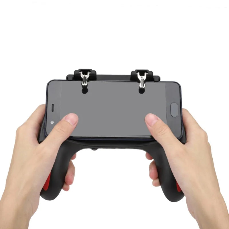 Dual Cooling Fans Mobile Phone Game Controller Gamepad With 2500mAh Battery