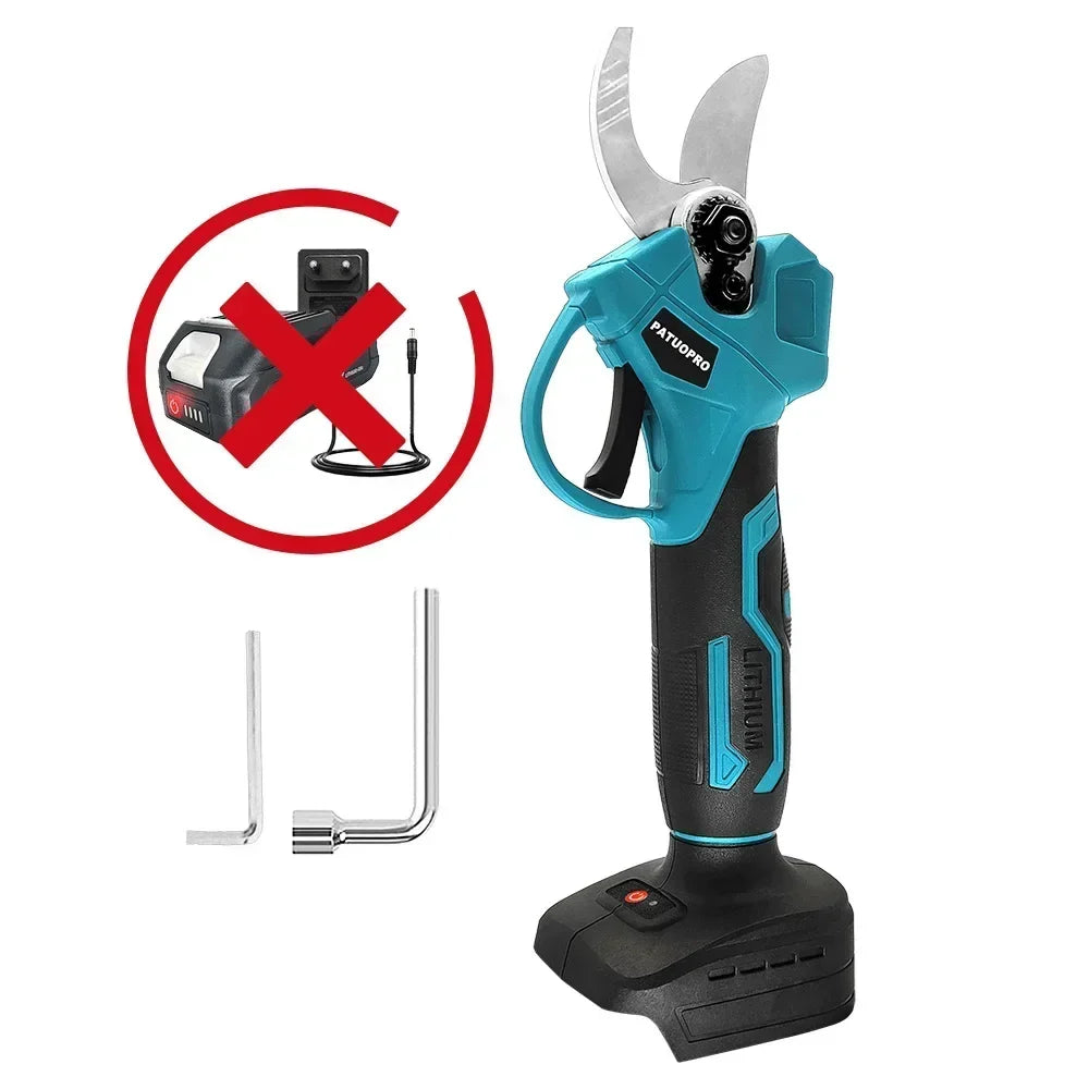 30mm Cordless Brushless Electric Pruning Shears (for Makita 18V batteries) – Power tool for pruning trees and bonsai branches.