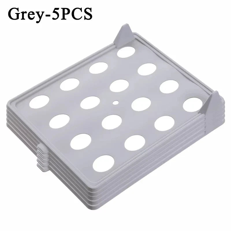 Shirt Storage Board Stackable T-shirt Organizer Folding Clothes Board Multifunctional Portable Clothes Storage with Handle